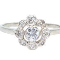 Antique five old cut diamond ring-The Antique Ring Shop