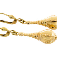 Vintage pendant earrings in 14 carat gold-The Antique Ring Shop
