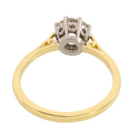 Old European cut diamond solitaire ring-engagement rings-The Antique Ring Shop
