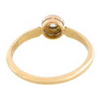 Old cut diamond solitaire ring