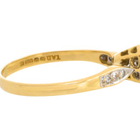 Vintage diamond ring in 18 carat gold