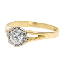Vintage diamond solitaire ring