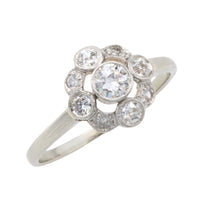 Antique five old cut diamond ring-The Antique Ring Shop