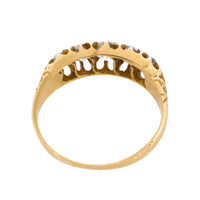 Victorian 18 carat gold old cut diamond ring from 1899-Antique rings-The Antique Ring Shop