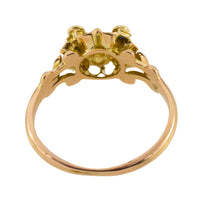 Vintage sapphire and diamond ring in 14 carat gold-Vintage Rings-The Antique Ring Shop