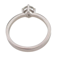 Diamond ring in 18 carat white gold-engagement rings-The Antique Ring Shop