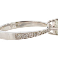 Diamond ring in 18 carat white gold-engagement rings-The Antique Ring Shop