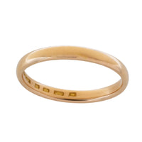 22 carat gold band from 1925-wedding rings-The Antique Ring Shop