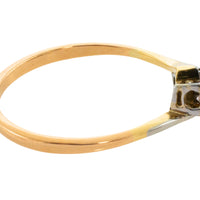 Diamond Toi et Moi ring in 18 carat gold-Vintage Rings-The Antique Ring Shop