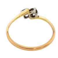 Diamond Toi et Moi ring in 18 carat gold-Vintage Rings-The Antique Ring Shop