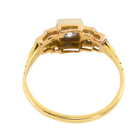 Vintage Art Deco diamond ring in 18 carat gold-engagement rings-The Antique Ring Shop