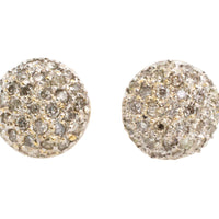 Diamond cluster studs in 18 carat gold-Earrings-The Antique Ring Shop
