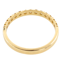 Half eternity band with brilliant cut diamonds-wedding rings-The Antique Ring Shop
