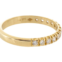 Half eternity band with brilliant cut diamonds-wedding rings-The Antique Ring Shop