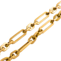 Vintage link bracelet in 18 carat gold-Bracelets-The Antique Ring Shop