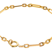 Vintage link bracelet in 18 carat gold-Bracelets-The Antique Ring Shop