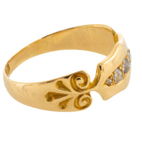 Edwardian five stone diamond ring from 1904-Antique rings-The Antique Ring Shop