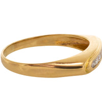Channel set diamond ring-wedding rings-The Antique Ring Shop