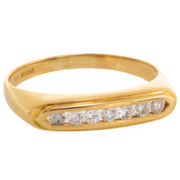 Channel set diamond ring-wedding rings-The Antique Ring Shop