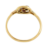 Edwardian ruby and diamond ring-Antique rings-The Antique Ring Shop