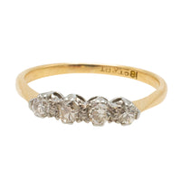 Edwardian four stone diamond ring-Antique rings-The Antique Ring Shop