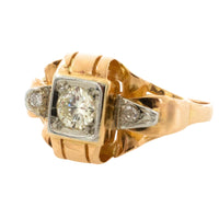 14 carat Art Deco ring-The Antique Ring Shop