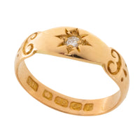 22 carat ring from Birmingham 1905-The Antique Ring Shop