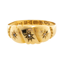 Rose diamond gypsy ring from 1907-Antique rings-The Antique Ring Shop