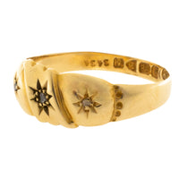 Rose diamond gypsy ring from 1907-Antique rings-The Antique Ring Shop