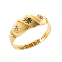 Rose diamond gypsy ring from 1907-Antique rings-The Antique Ring Shop
