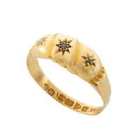 Rose diamond gypsy ring from 1907-Antique rings-The Antique Ring Shop