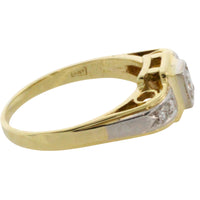 Vintage diamond ring in 14 carat gold-Vintage Rings-The Antique Ring Shop
