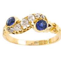 Sapphire and diamond ring from 1903