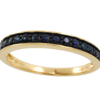 Sapphire half eternity band-Vintage Rings-The Antique Ring Shop