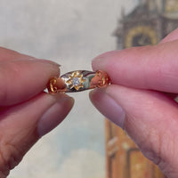 Single stone gypsy ring from 1905