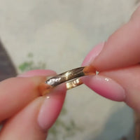 22 carat gold wedding band from 1925