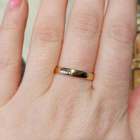 22 carat gold wedding band from 1925-wedding rings-The Antique Ring Shop