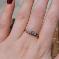 five stone diamond ring from 1926-vintage rings-The Antique Ring Shop