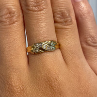 Five stone old cut diamond ring from 1900-Antique rings-The Antique Ring Shop