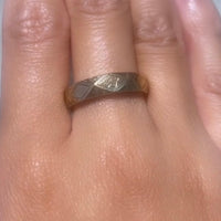 Antique Memorial Gold & Woven Hair Ring-Antique rings-The Antique Ring Shop