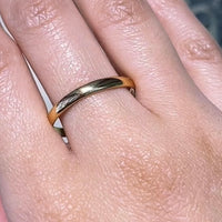 18 carat gold wedding band from 1920-wedding rings-The Antique Ring Shop