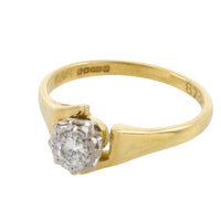 Vintage diamond solitaire ring