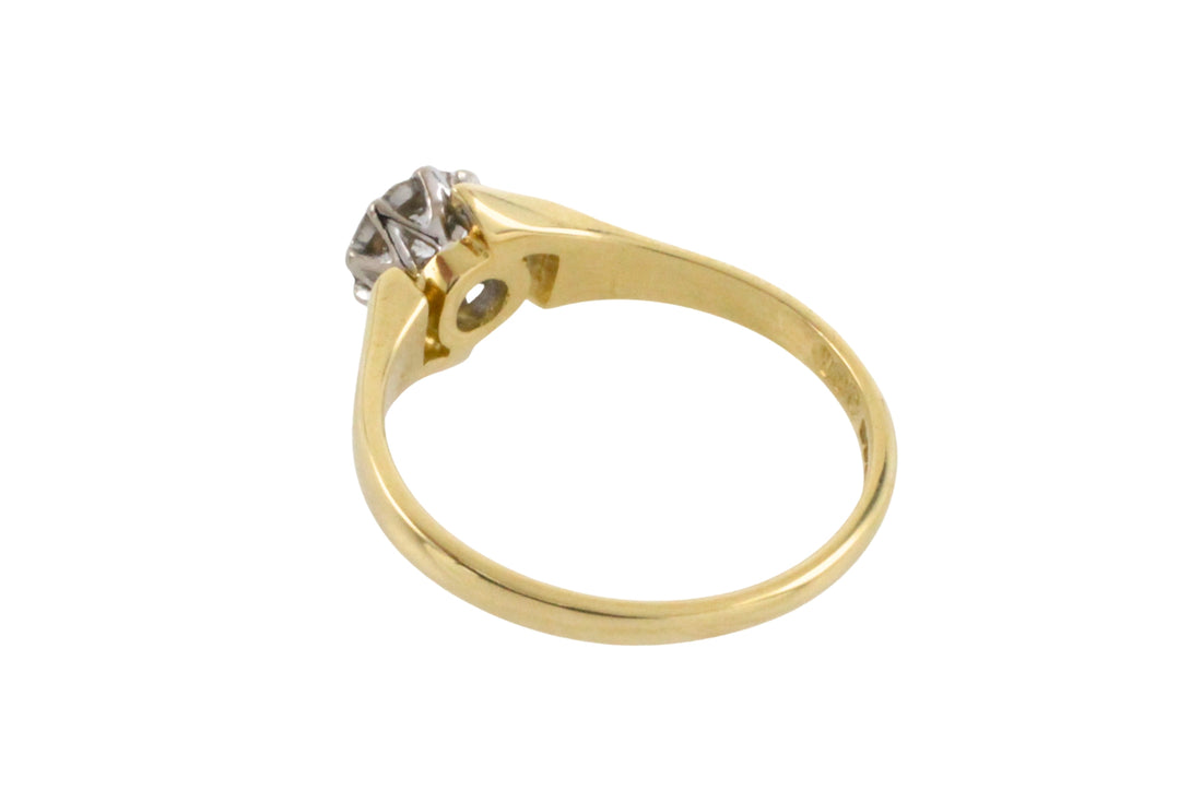 Vintage diamond solitaire ring