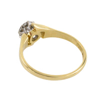 Vintage diamond solitaire ring