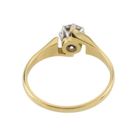 Vintage diamond solitaire ring