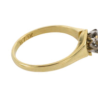 Vintage diamond solitaire ring