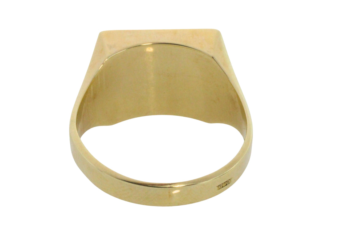 Vintage signet ring in 14 carat gold