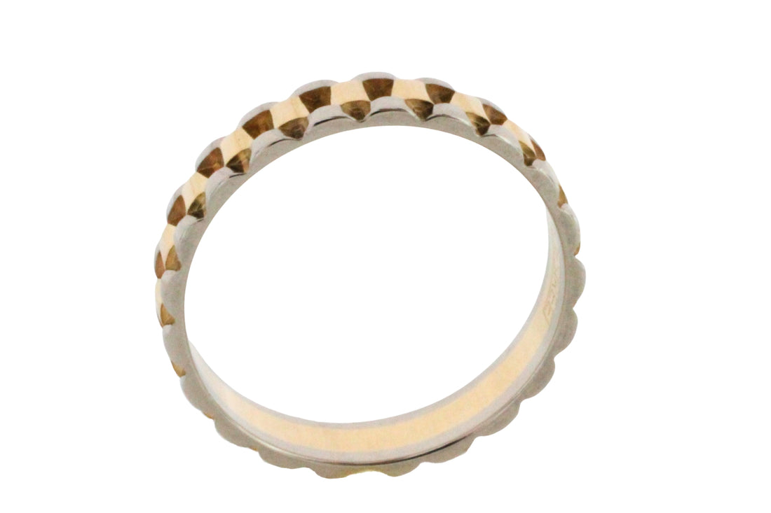 Watch band style ring in 14 carat gold-wedding rings-The Antique Ring Shop