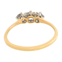Edwardian old cut diamond ring in 18 carat gold