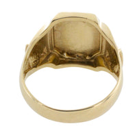 Vintage freemasons ring in 14 carat gold-gents rings-The Antique Ring Shop